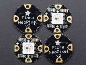 updated Flora NeoPixels have ultra-cool technology